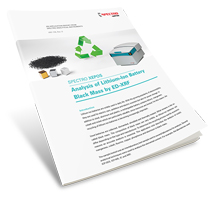 Analysis of Lithium-Ion Battery Black Mass by ED-XRF