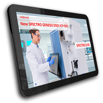 New SPECTRO GENESIS DSOI ICP-OES
