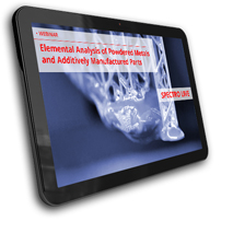 Elemental Analysis of Powdered Metals and Additively Manufactured Parts