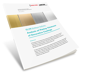 Analysis of Plating Thickness of Decorative Coatings