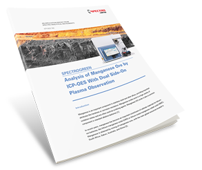 Analysis of Manganese Ore