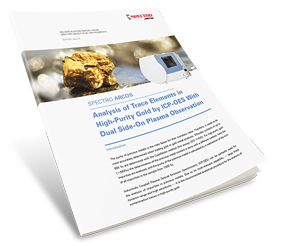 Analysis of Trace Elements in High-Purity Gold