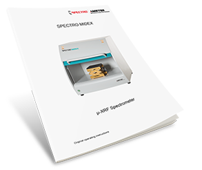 Manual SPECTRO MIDEX Precious Metals