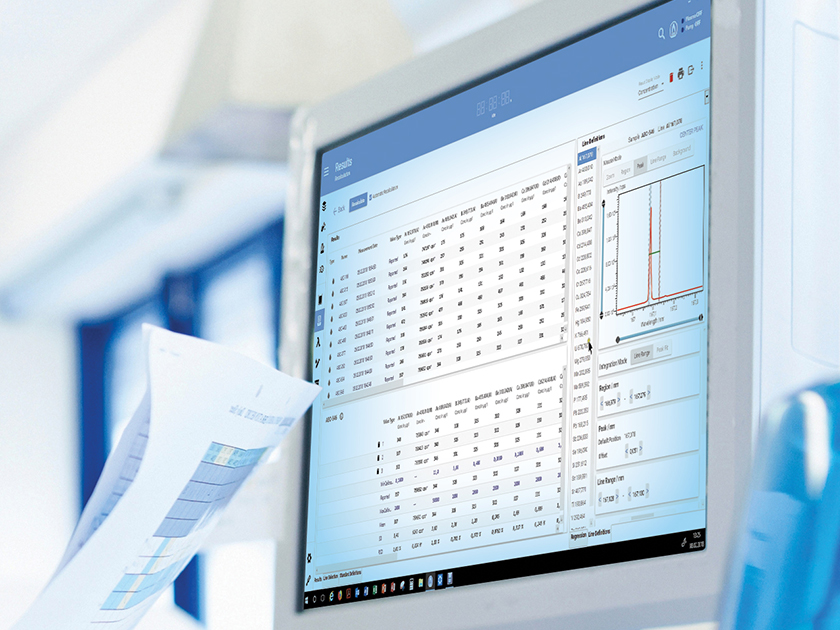 SPECTRO ICP Analyzer Pro Software